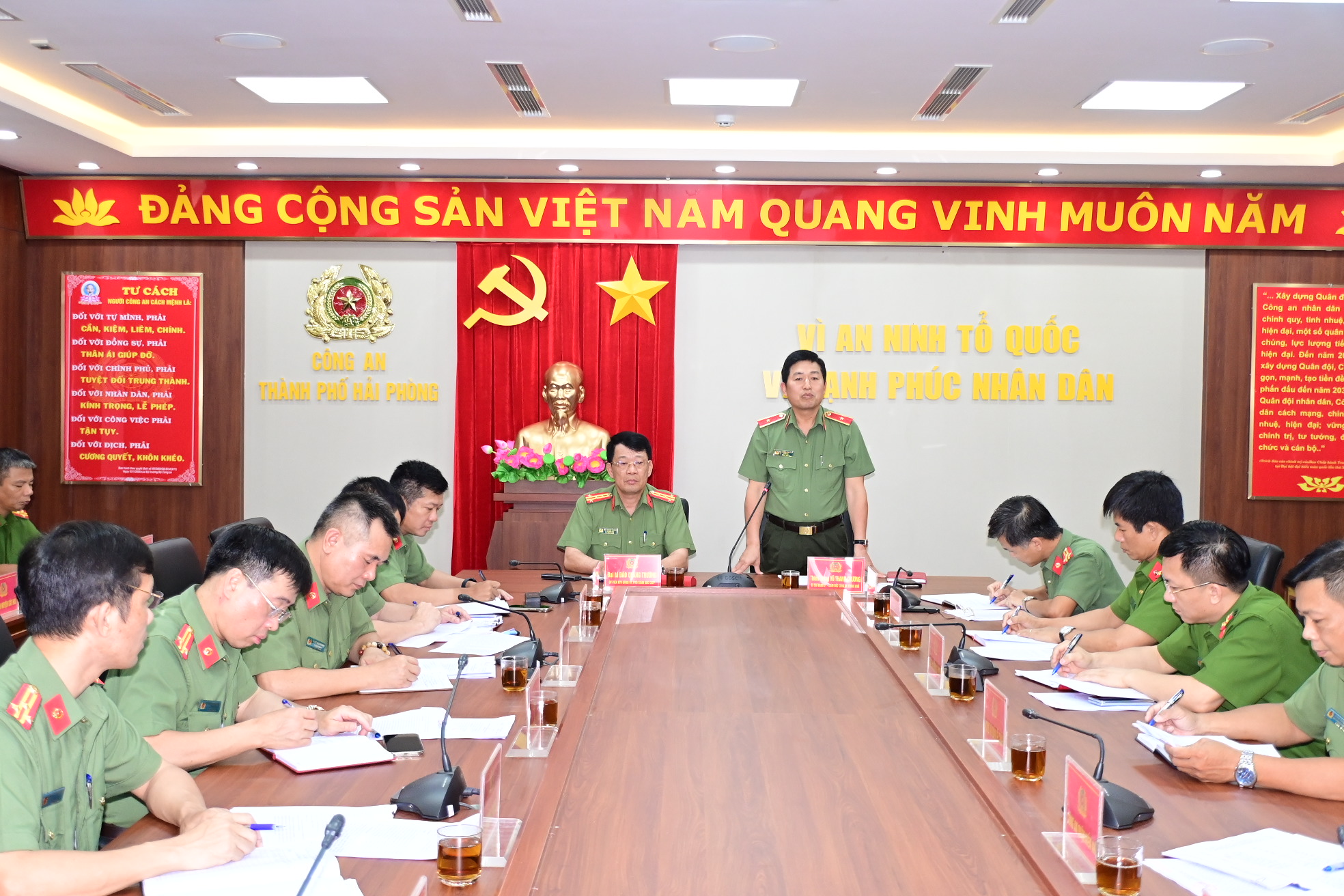 Khối An ninh nhân dân: Giao ban ban lực lượng 6 tháng đầu năm 2024